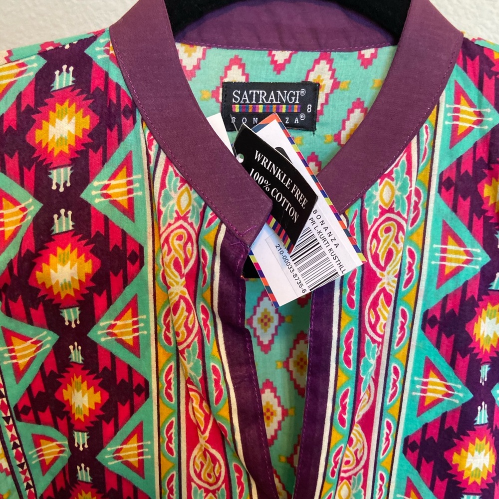 Women’s/Girls Lawn shirt By Satrangi - Picture 2 of 4